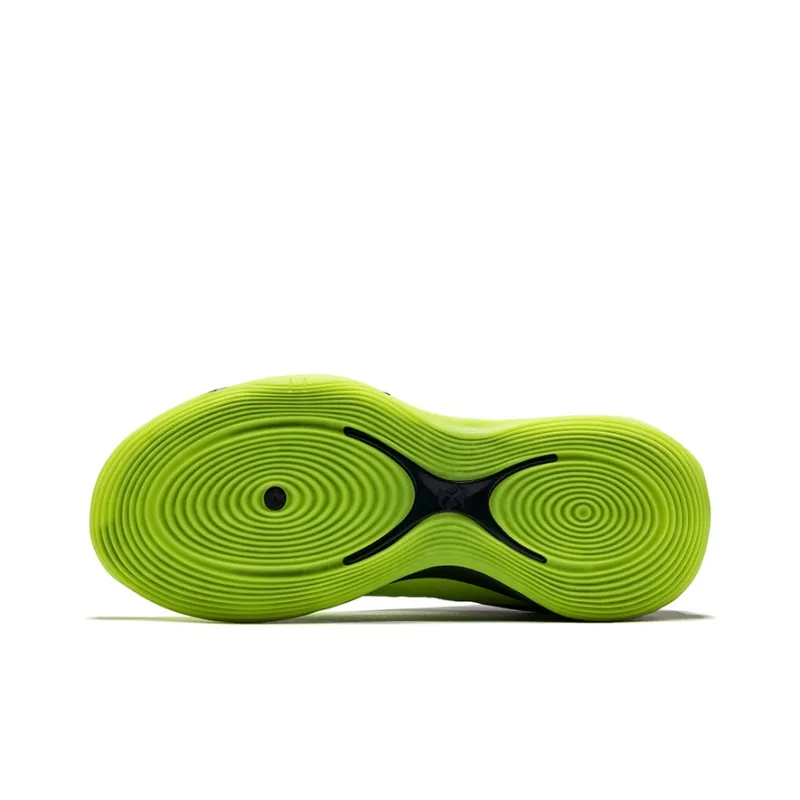 Erke Qian Xun 2.0 Basketball Shoes Men Low Top Fluorescent Lime Green Fluorescent Fuchsia-6