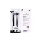 Black White 4 Pcs Set