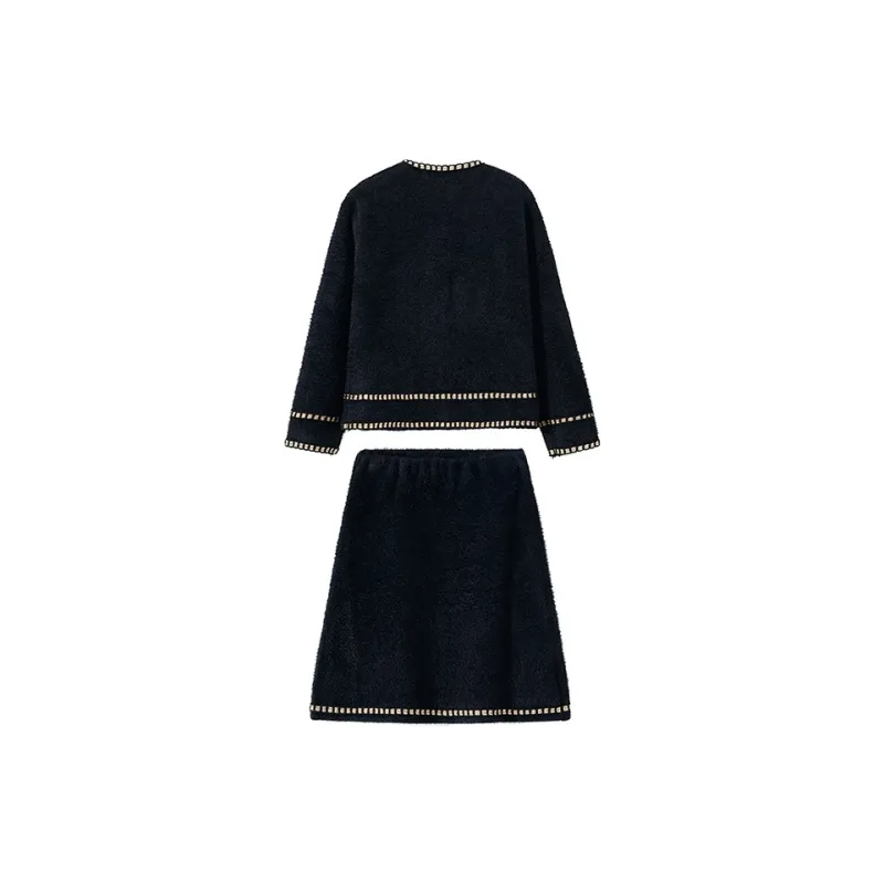 RED DRAGONFLY Skirt Set Women's Black-1