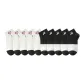 5 Hearts+5 Black & White M
