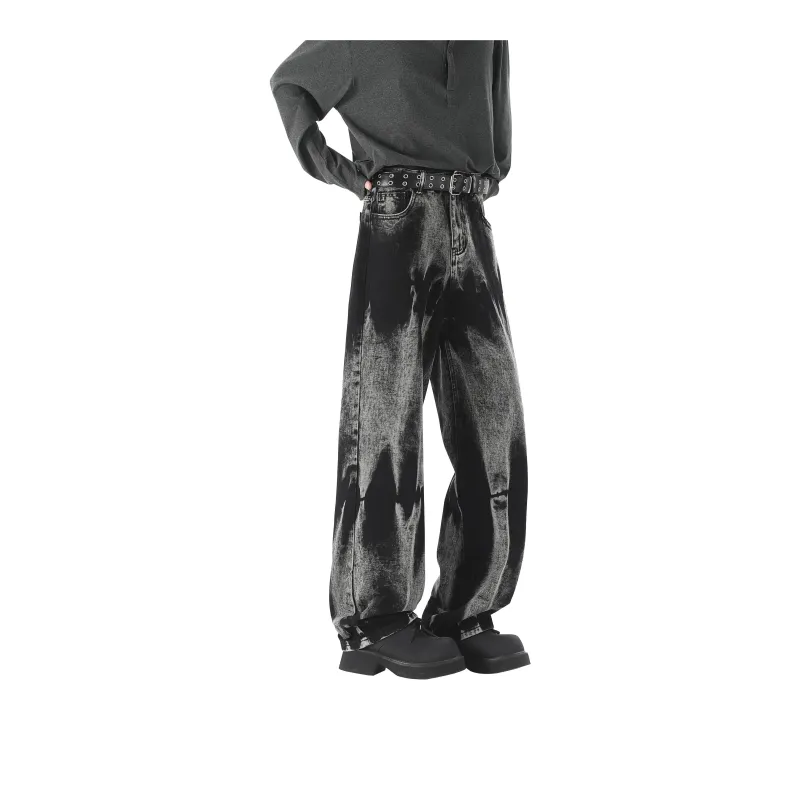 WELTER EXPERIMENT Jeans Men's Black Gray-5
