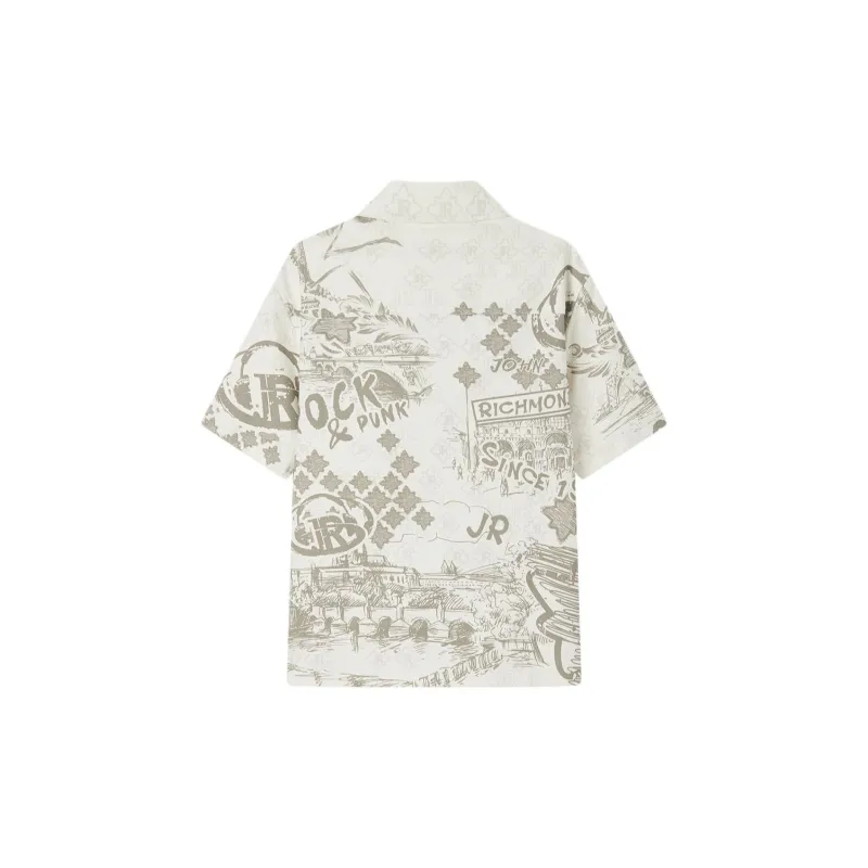 JOHN RICHMOND SS25 Shirt Men's Ecru-1