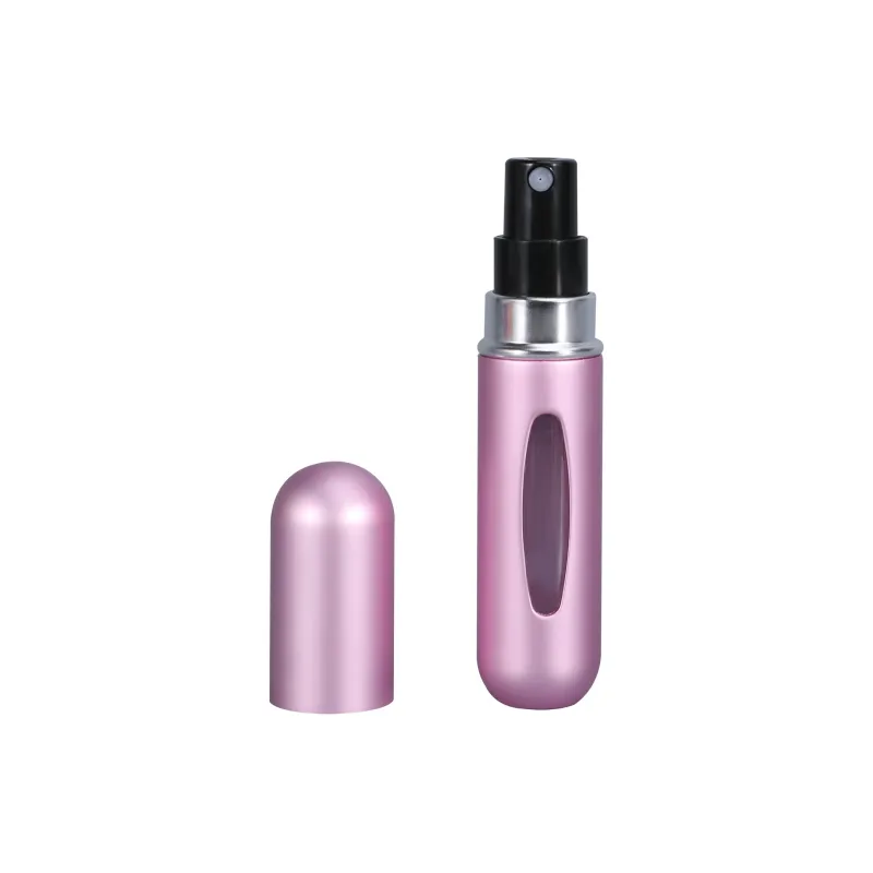JINGLINGLONG Perfume Refillable Bottom Travel Portable Push Button Spray Bottle Empty Container-5