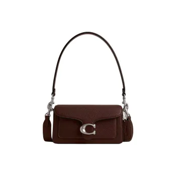 COACH Tabby Leather Crossbody Bag Shoulder Bag Small Size Women's Maple