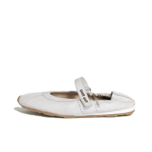 MIU MIU Casual Single Shoes Women's White