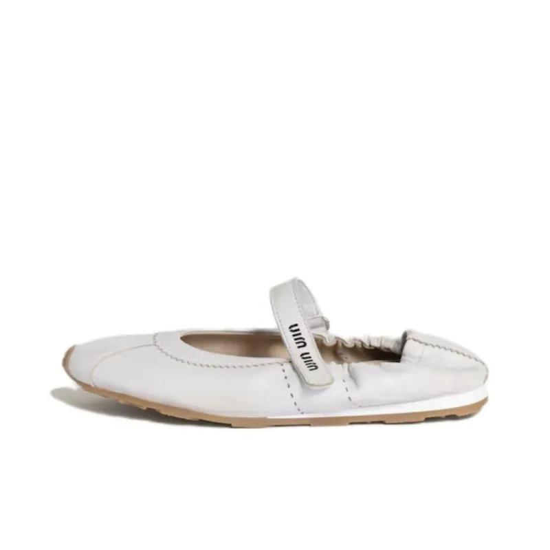MIU MIU Casual Single Shoes Women's White-0