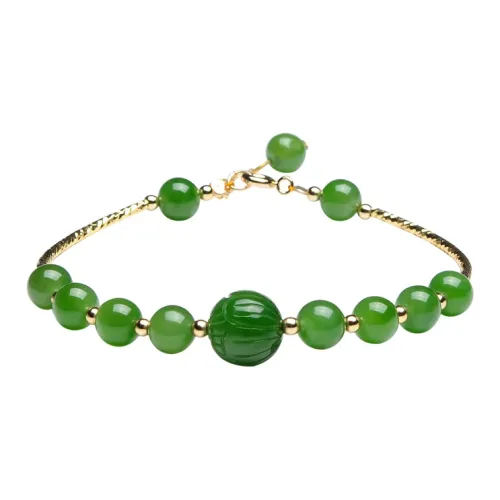 Yi Zhen Ge Hetian Jade Bracelets Jasper Women's