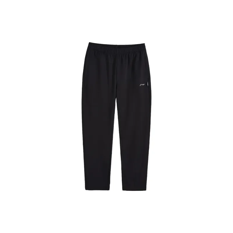 LiNing Knitted Sports Pants Unisex Black-0