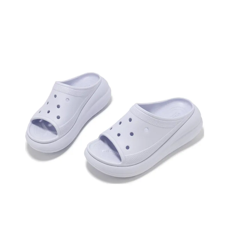 Crocs Slip-Resistant Slide Slippers Women's Light Purple-4
