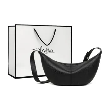 MILLIE'S Cow Leather Armpit Shoulder Dumpling Bag Crossbody Bag Regular Women's Black/Coffee