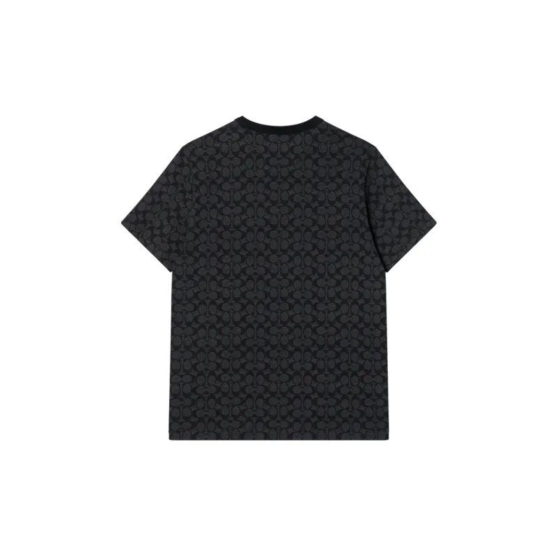 COACH SS24 T Shirt Unisex Black-1