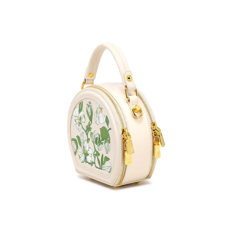 BOBDOG PU Shoulder Bag Crossbody Bag Handbag Small Size Women's Ecru-2