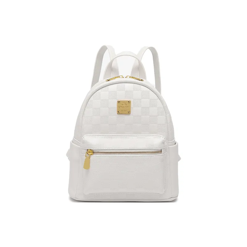 BOBDOG PU Backpack Women's Ecru/Black-8