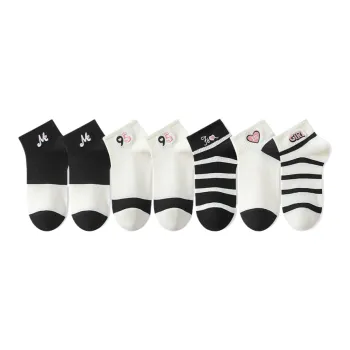 Cotton Gene Ankle Socks Women's 7 Pack