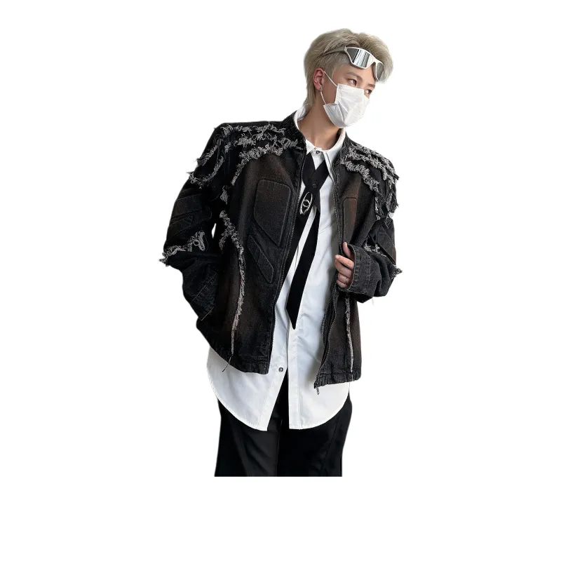TESTUNG Classic Denim Jacket Unisex-0