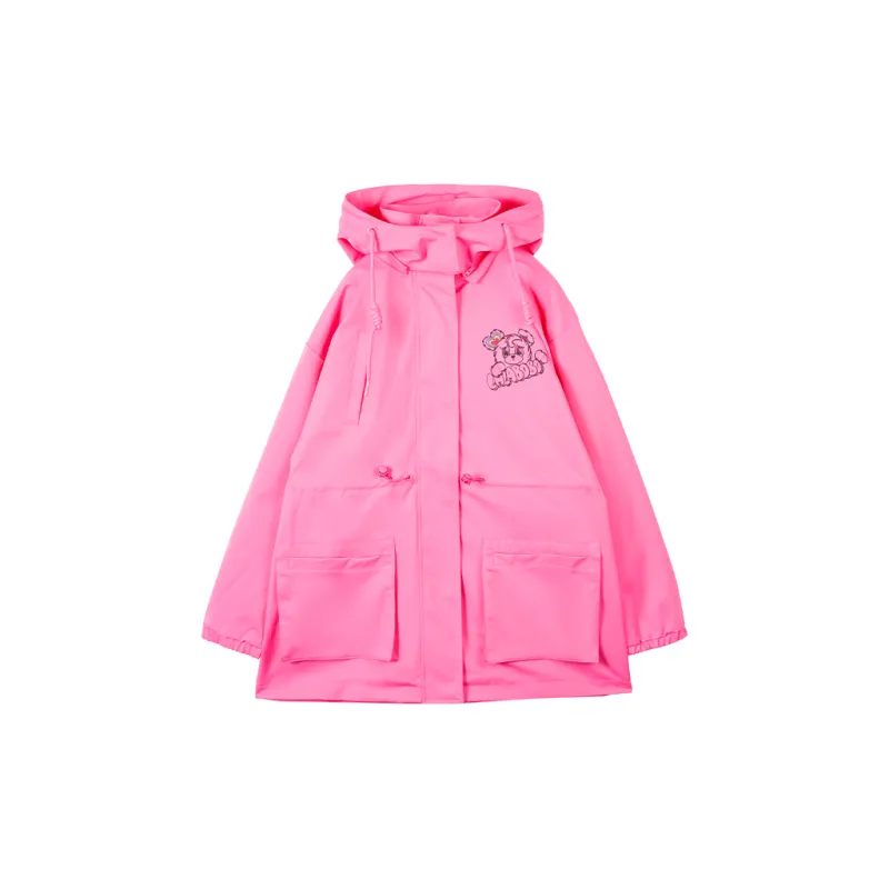 LALABOBO Trench Coats Women's Pink-6