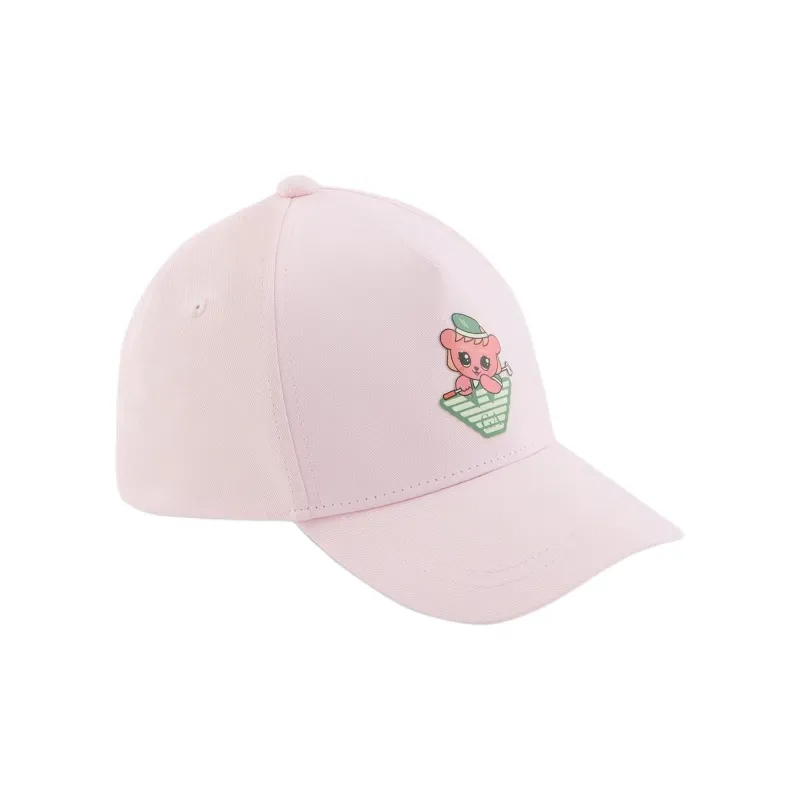 EMPORIO ARMANI Cotton Baseball Caps Unisex Pink-0