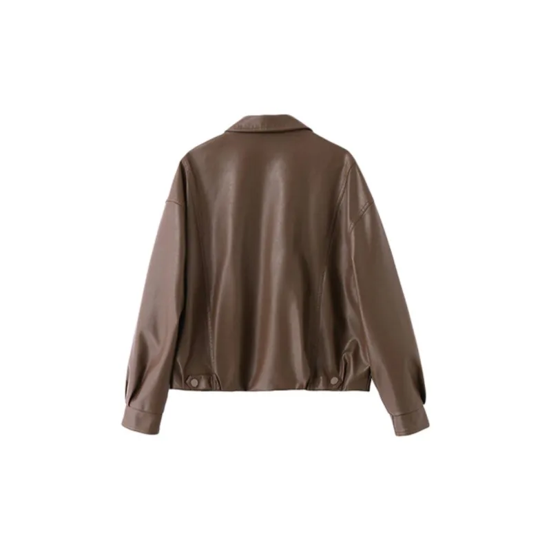 Fele.d Leather Jackets Women's-11