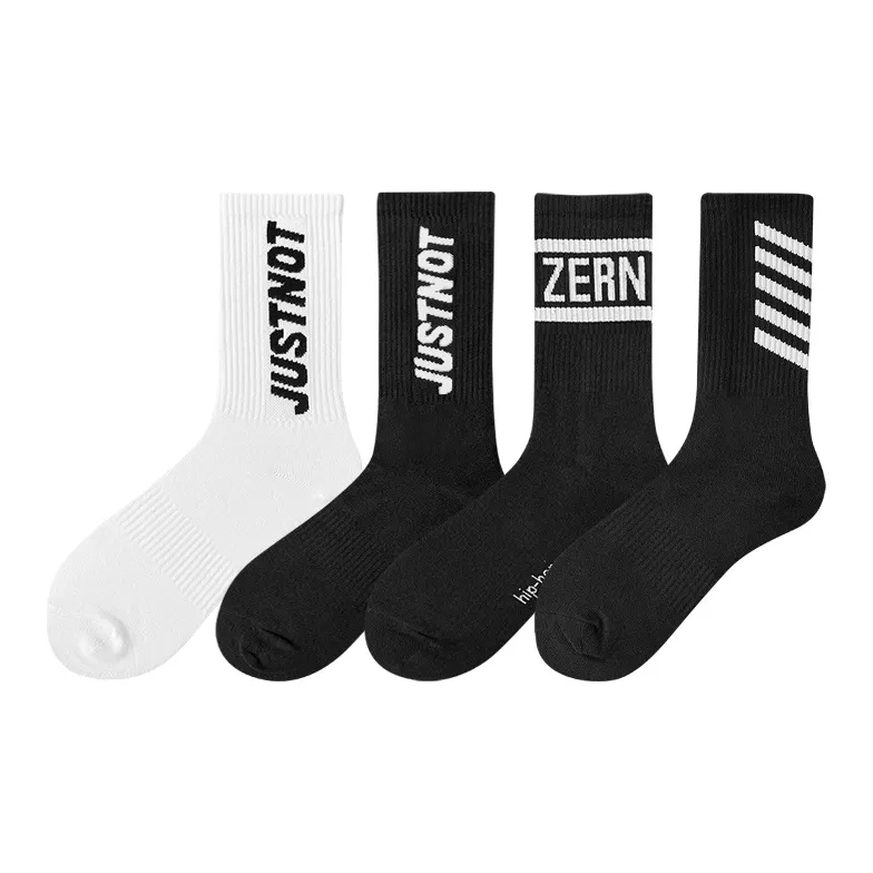 ZEROIN Mid Calf Socks Unisex 4 Pack-19