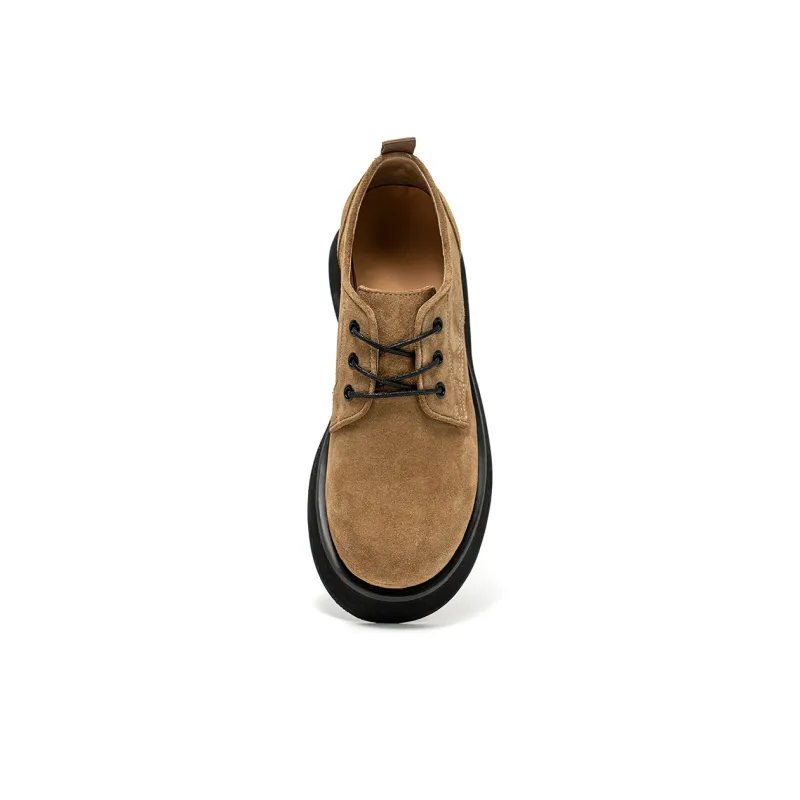 New Korea Men's Casual Shoes Men Low Top Black Gray/Gray/Camel-14