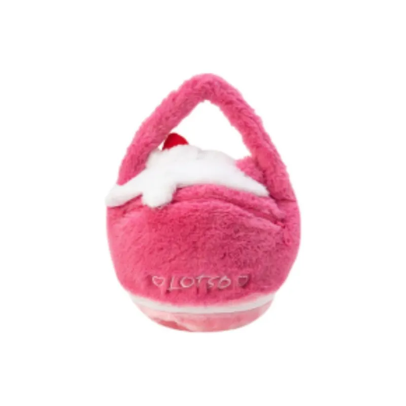 Disney Strawberry Bear Series Plush Handbag Regular Unisex Pink-1