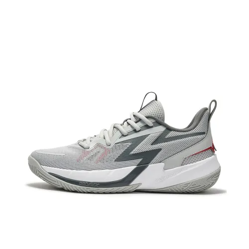 361° Anti Slip Wear Resistant Low Top Basketball Shoes Men's Graphite Gray