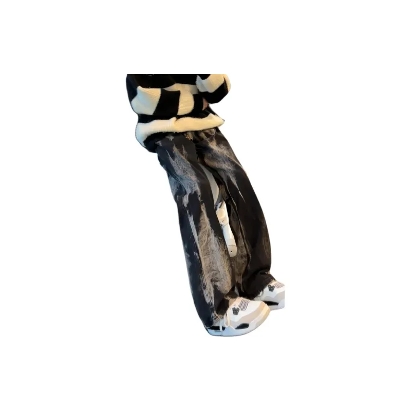 BENGEN Jeans Unisex Black-4