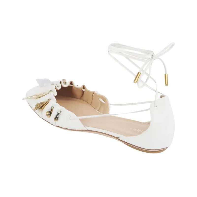 Chloe Sea Treasures Casual Single Shoes Women's White-3