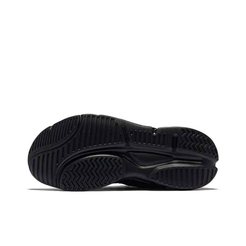 Erke Stretch Walk Durable Breathable Low-Top Casual Shoes Women's Jet Black-4