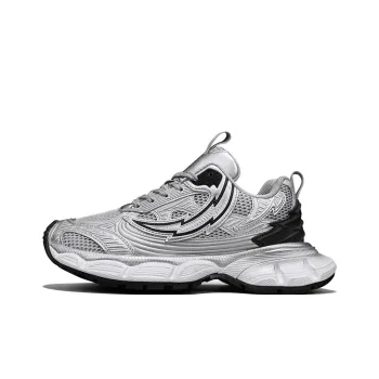 NFL Cushioning Balance Lightweight Height Increasing Low Top Chunky Sneakers Unisex Gray
