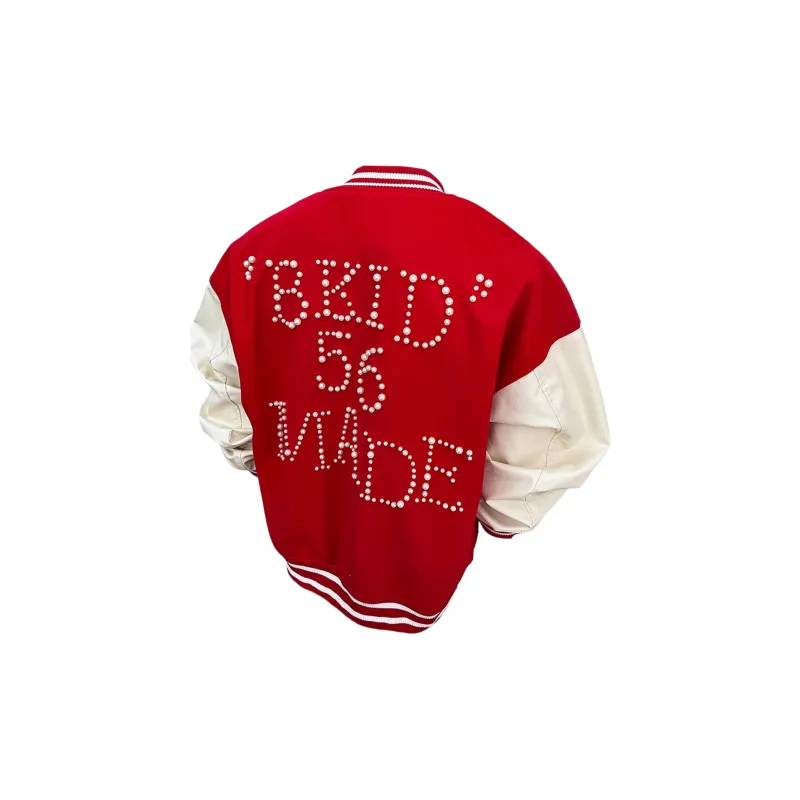 PAINT STAIN Baseball Jacket Unisex-1