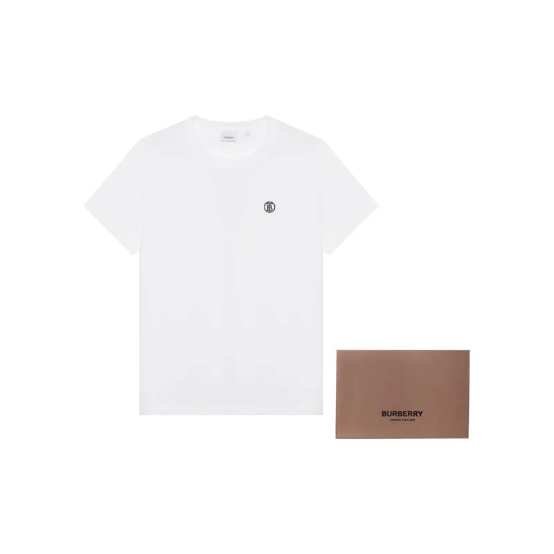 Burberry Monogram Motif Cotton T shirt-9