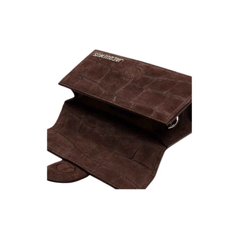 Jacquemus Le Bambino Cow Leather Shoulder Bag, Crossbody Bag, Handbag Mini Women's Dark Brown-4