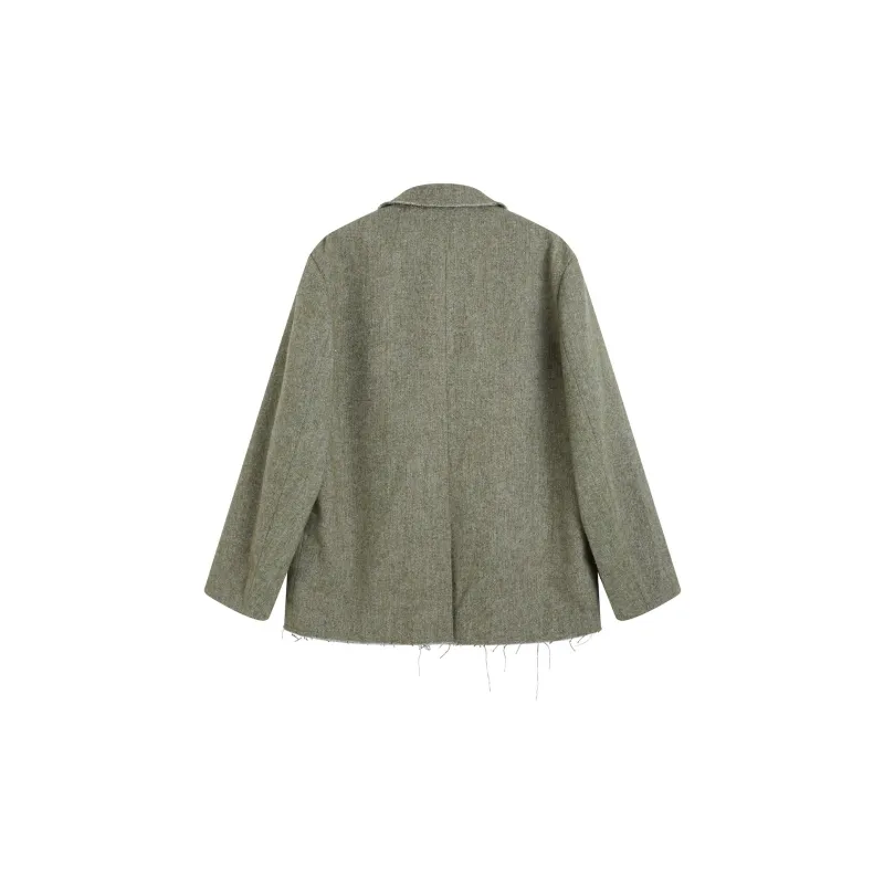SAME FLOW Business Suit Unisex Green Bean Green-1