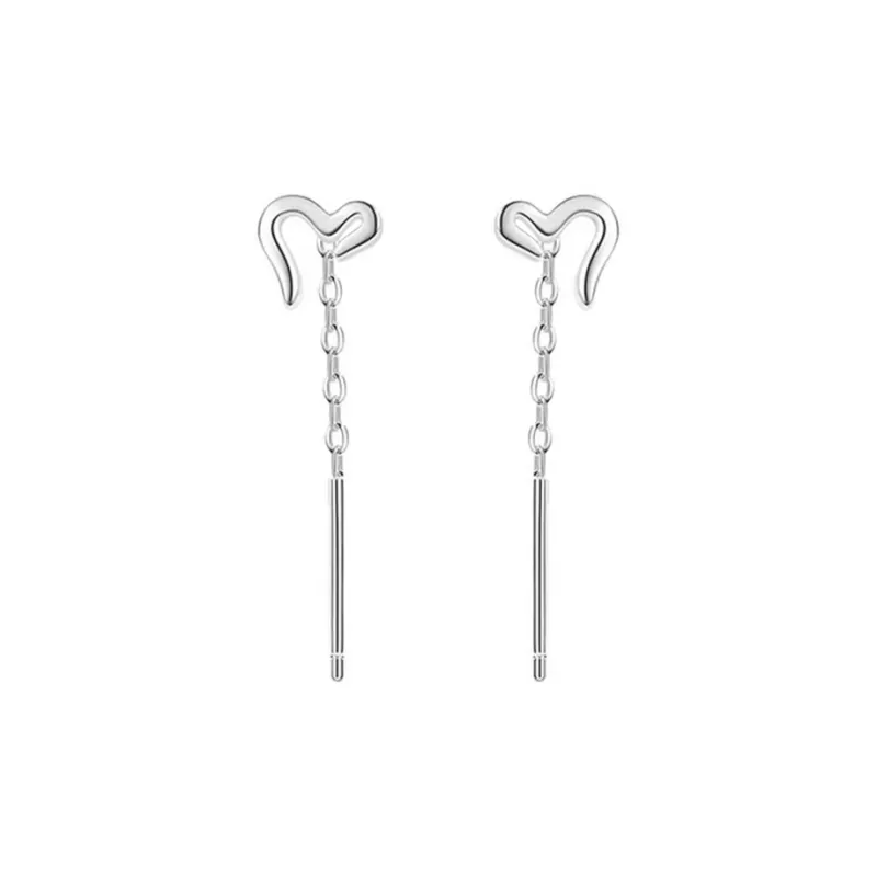 SUYG S999 Fine Silver Drop Earrings Women's-0