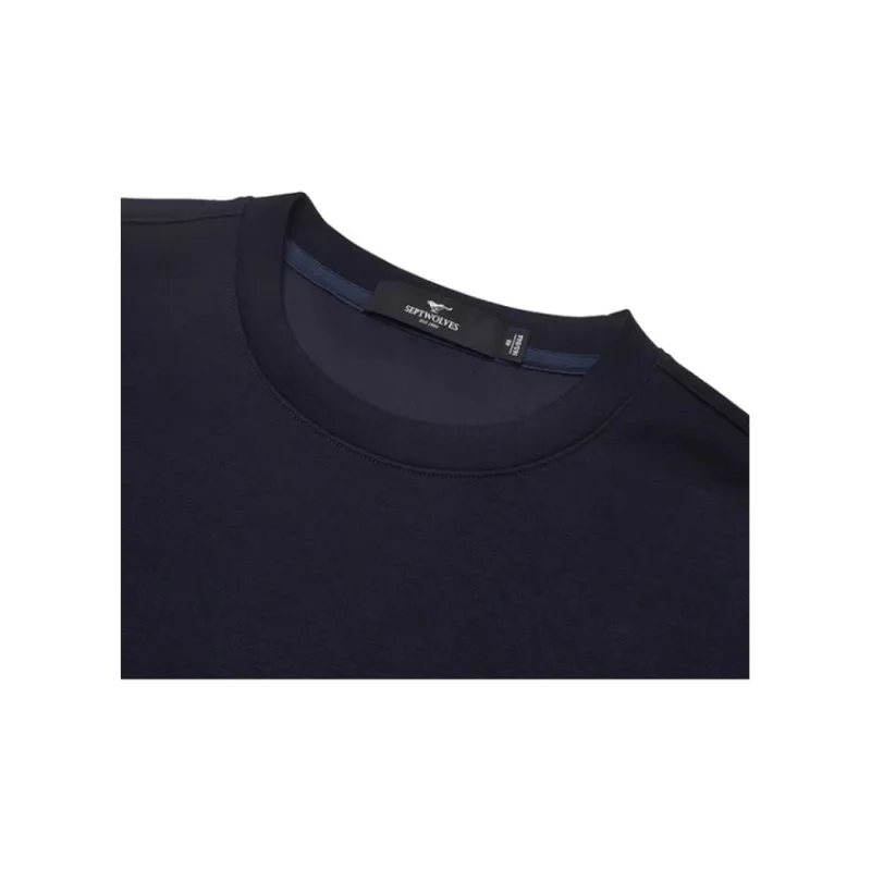 SEPTWOLVES Sweatshirt Men's Navy Blue-4