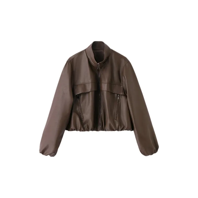 Fele.d Leather Jackets Women's-10