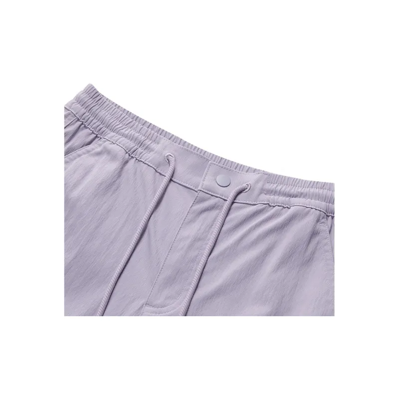 FILA FUSION FUSION LIFE Casual Pants Women's Enchanting Gray Purple-4