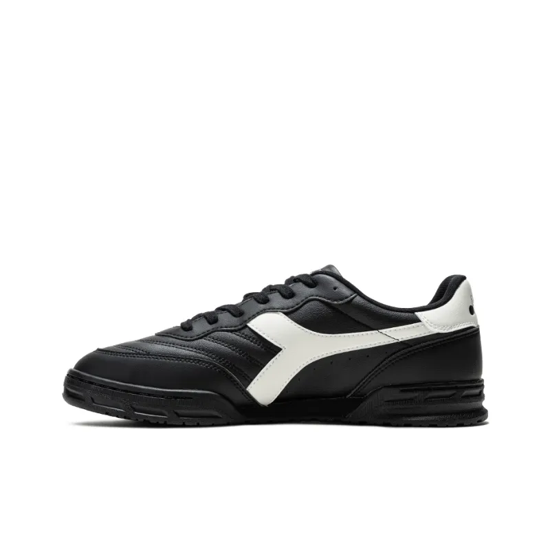 Diadora Abrasion-Resistant Low-Top Skateboard Shoes Unisex Black White-0