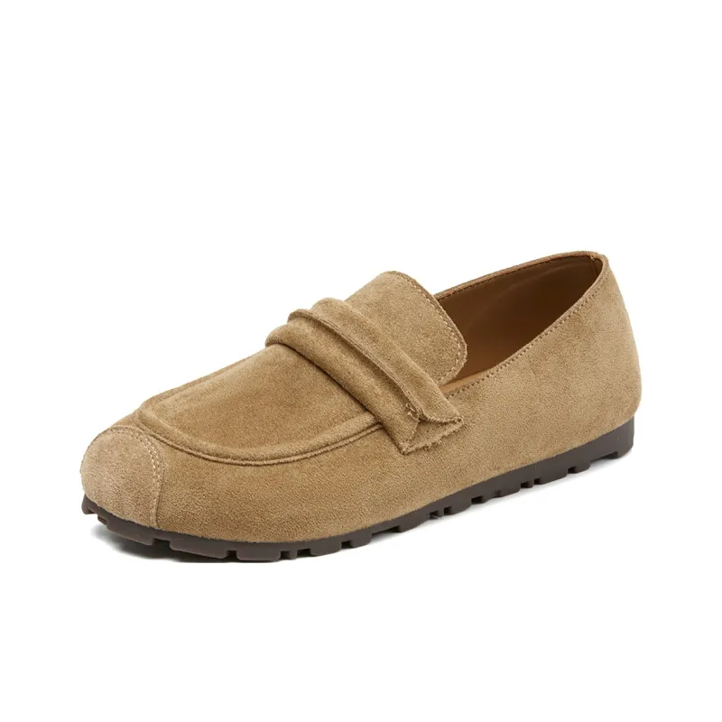 La Chapelle Loafers Women's Yellow/Apricot/Khaki-13
