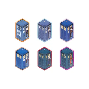 SCIFI Fanpace Doctor Who Mysterious Doctor Double Flash Hexagonal Metal Badge Badges