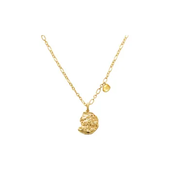 Amber Lollipop Gold Plating Necklaces Unisex