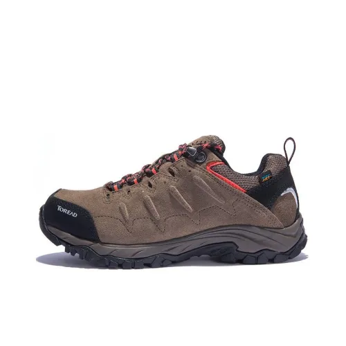 TOREAD Anti-Slip And Wear-Resistant Coverage Low-Top Hiking Shoes Women's Brown