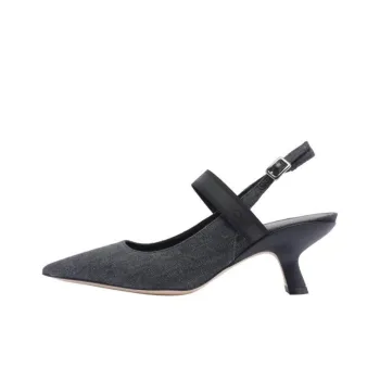 Vic Matie Irregular Heel High Heels Women's Dark Gray