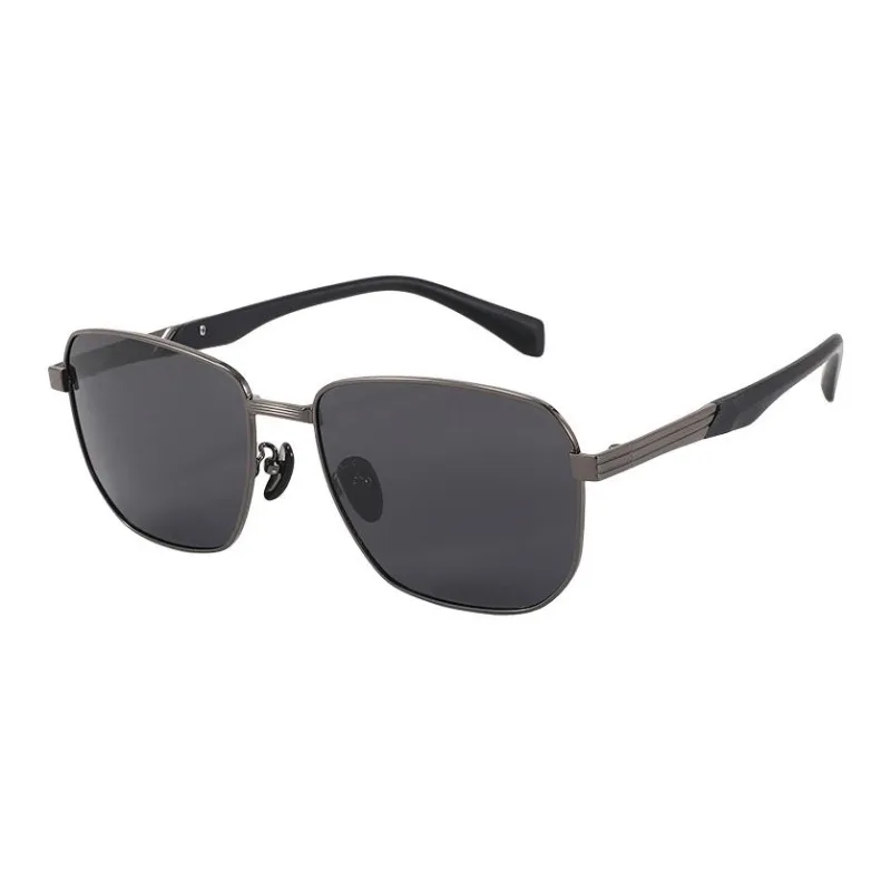 JEKA Metal Square Sunglasses Men's-2