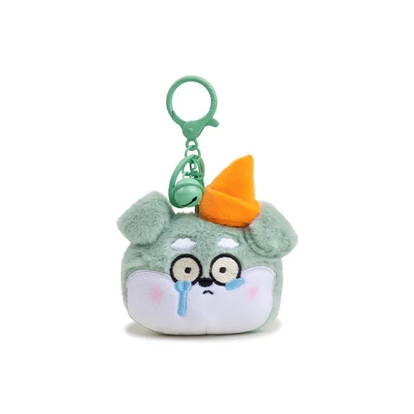 Jinnew Plush Pendant Keychains Unisex Bronze-4