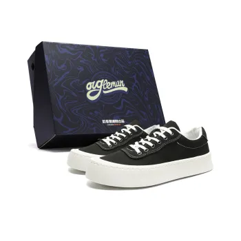 OUGLEMEN Low Top Canvas Shoes Men's Box Included