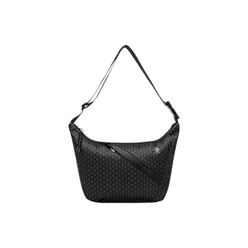 Anta Fabric Shoulder Bag Regular Unisex Basic Black