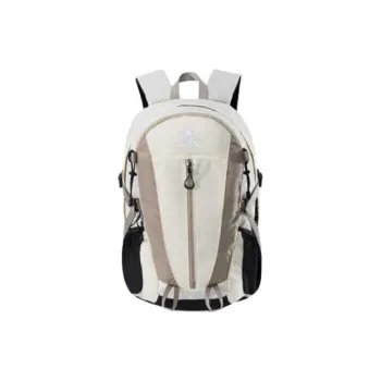 CAMEL Nylon Outdoor Hiking Bag Backpacks Unisex Ecru/Bie Mountain Green