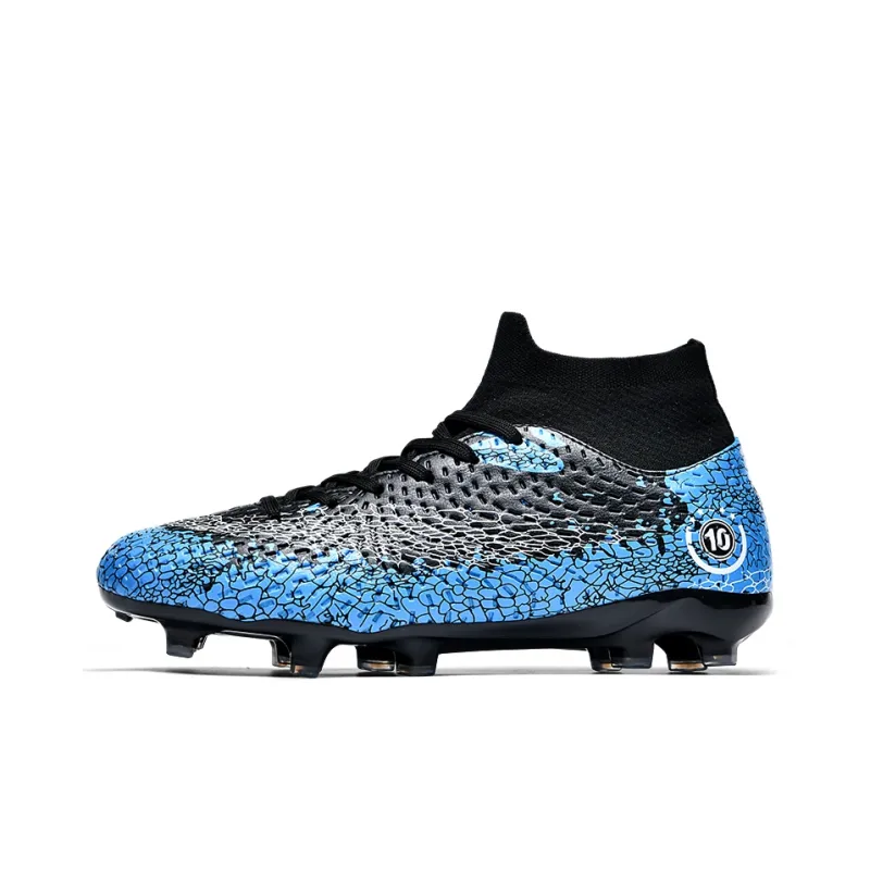 QIUTEXIONG FG Rubber Long Studs TT Rubber Broken Studs Artificial Ground Cushioning Breathable Soccer Shoes Unisex-5